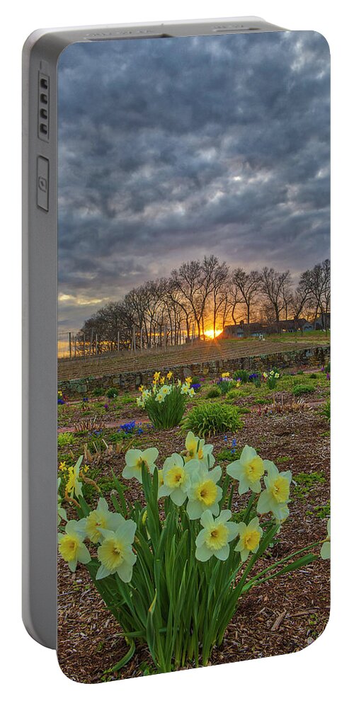 Belkin Family Lookout Farm Portable Battery Charger featuring the photograph Belkin Lookout Farm by Juergen Roth