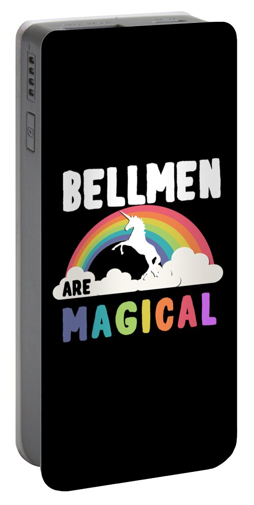 Funny Portable Battery Charger featuring the digital art Bellmen Are Magical by Flippin Sweet Gear