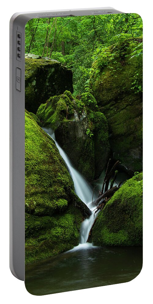 Great Smoky Mountains National Park Portable Battery Charger featuring the photograph Below 1000 Drips 1 by Melissa Southern