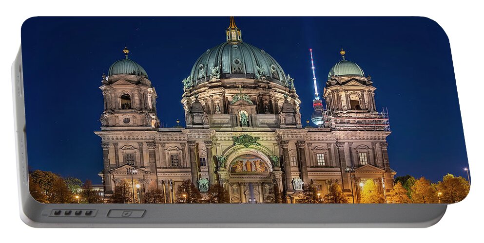 Berlin Cathedral Portable Battery Charger featuring the photograph Berlin Cathedral by Hernan Bua