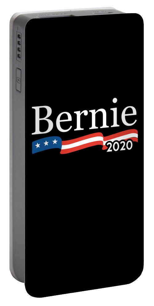 Bernie Sanders Portable Battery Charger featuring the digital art Bernie For President 2020 by Flippin Sweet Gear