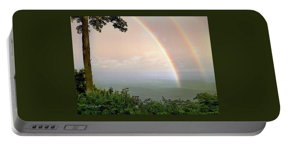 Rainbow Portable Battery Charger featuring the photograph Better Days Ahead by Rebecca Samler