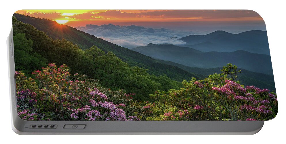 Mountain Portable Battery Charger featuring the photograph Beyond the Laurels by Anthony Heflin