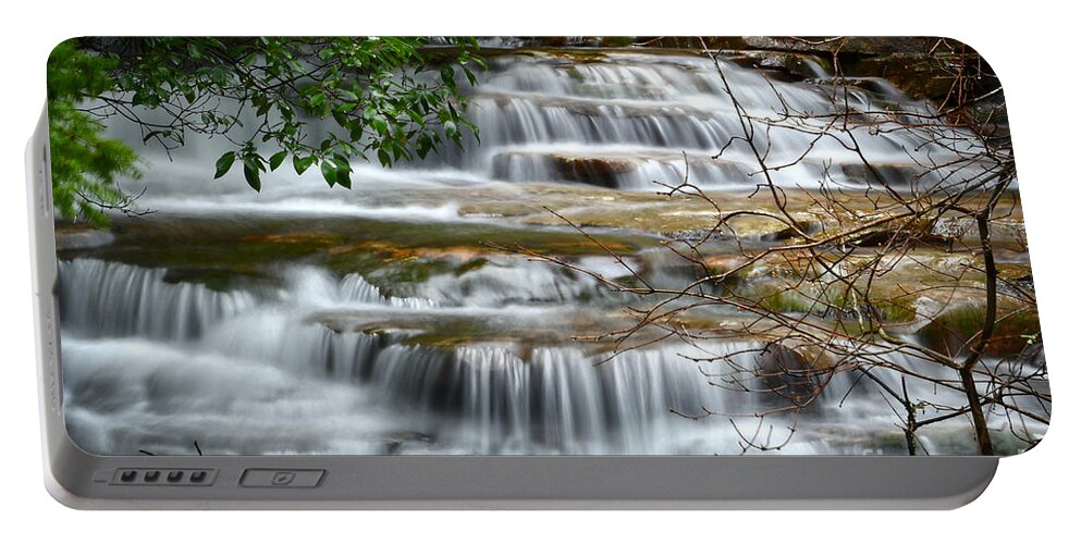 Big Laurel Creek Portable Battery Charger featuring the photograph Big Laurel Creek by Phil Perkins