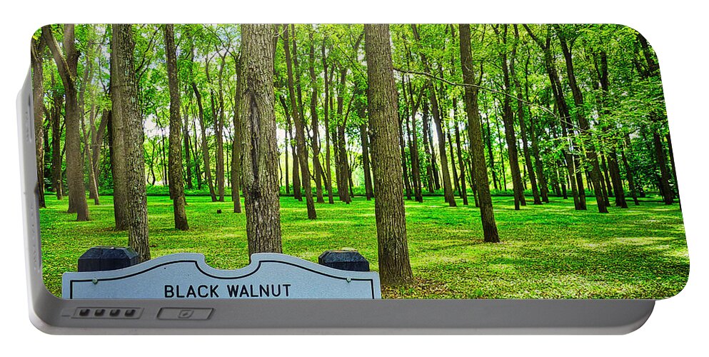 Blennerhassett Portable Battery Charger featuring the photograph Blennerhassett Black Walnut by Jonny D