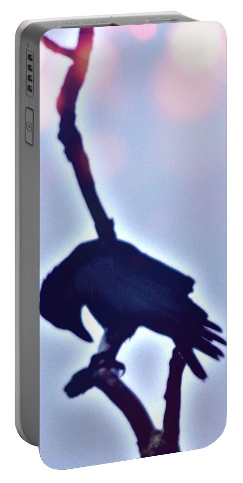 Crow Art Portable Battery Charger featuring the photograph Blessings by Valerie Greene