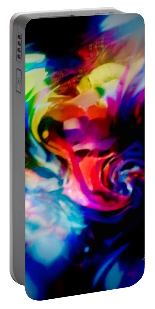 Abstract Portable Battery Charger featuring the photograph Blondie by John Anderson