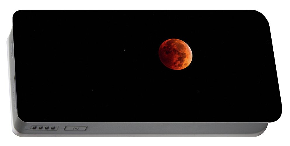  Portable Battery Charger featuring the photograph Blood Moon by Nicole Engstrom