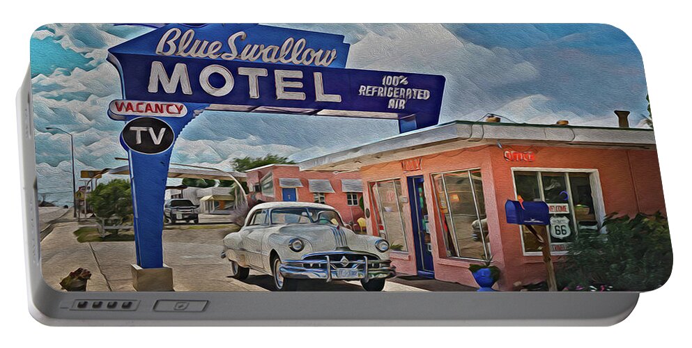 Blue Swallow Portable Battery Charger featuring the photograph Blue Swallow by Jim Mathis
