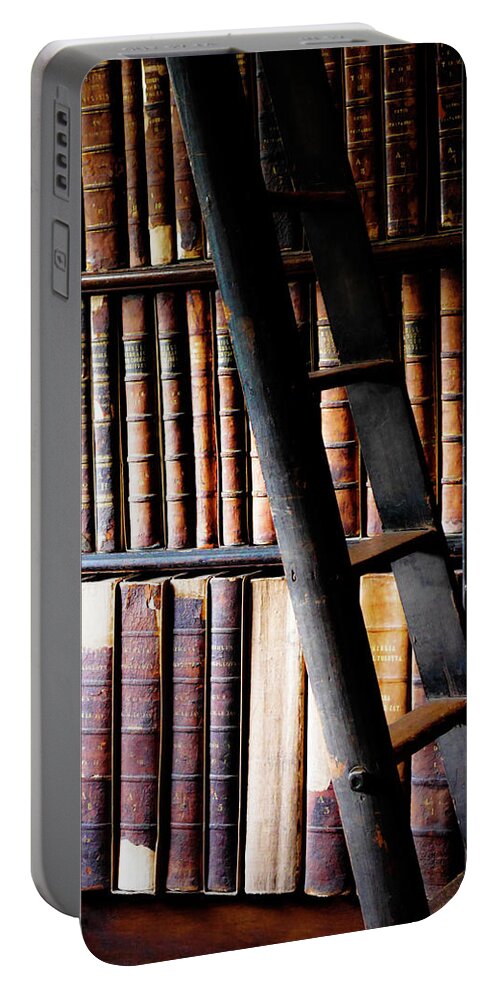 Books Of Knowledge By Lexa Harpell Portable Battery Charger featuring the photograph Books of Knowledge 2 by Lexa Harpell