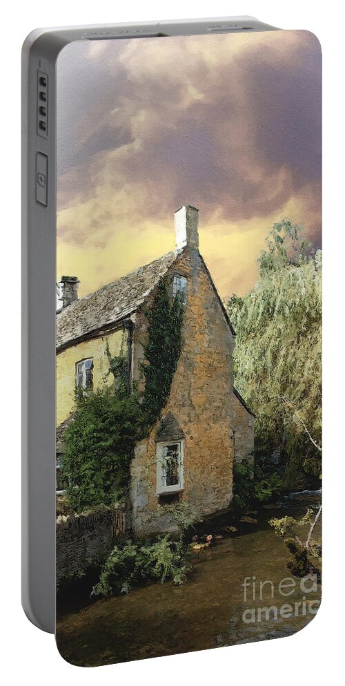 Bourton-on-the-water Portable Battery Charger featuring the photograph Bourton on the Water by Brian Watt