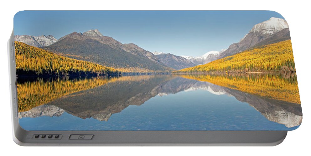 Bowman Lake Portable Battery Charger featuring the photograph Bowman Lake View by Jack Bell