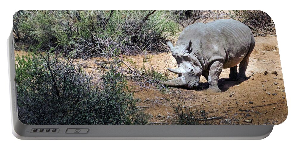 Wildlife Portable Battery Charger featuring the photograph Brave Warrior by Laura Putman