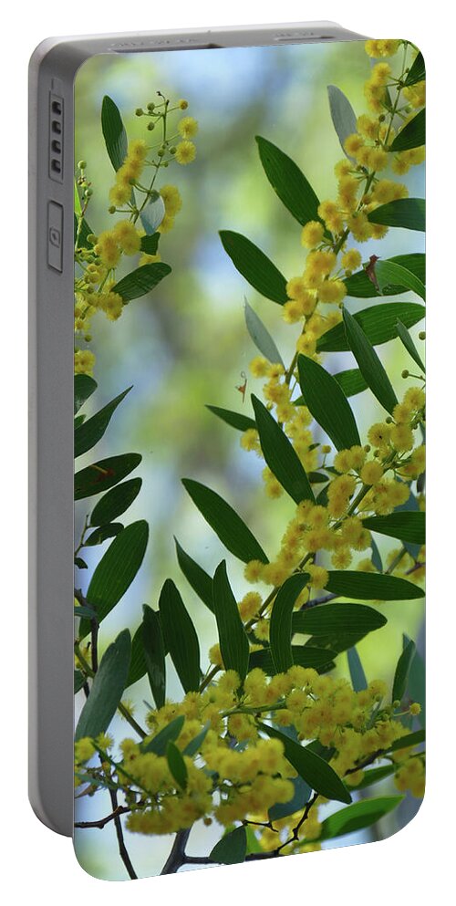 Flowers Portable Battery Charger featuring the photograph Brighten up by Maryse Jansen