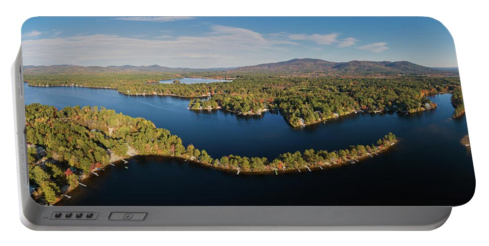  Portable Battery Charger featuring the photograph Broad Bay and the Cove's - Ossipee Lake, NH by John Rowe