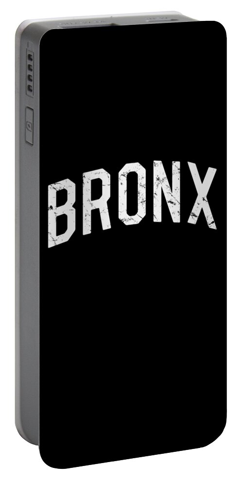 Funny Portable Battery Charger featuring the digital art Bronx by Flippin Sweet Gear