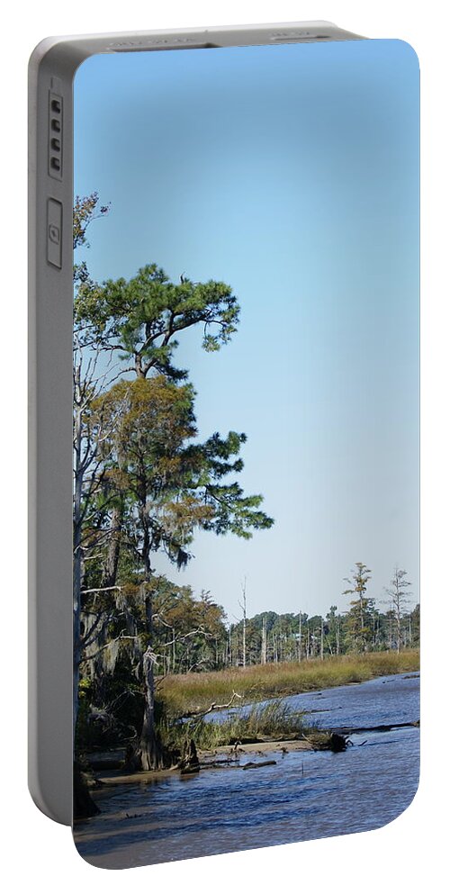  Portable Battery Charger featuring the photograph Brunswick River by Heather E Harman