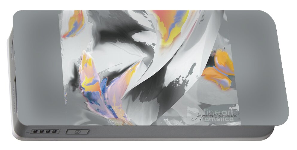 Butterfly Portable Battery Charger featuring the digital art Butterfly Dance by Jacqueline Shuler