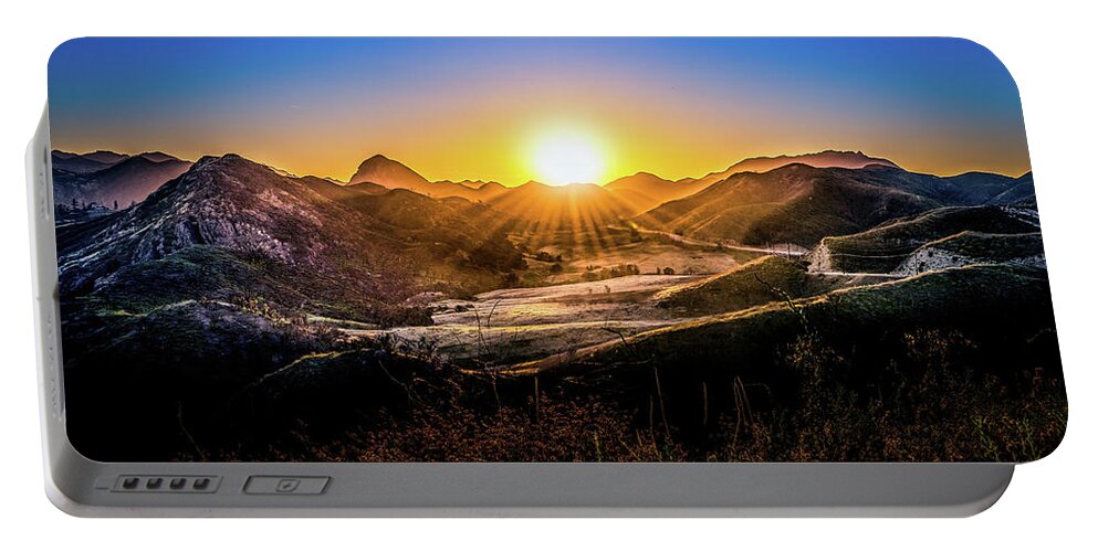 California Portable Battery Charger featuring the photograph Calabasas Sunset by Dee Potter