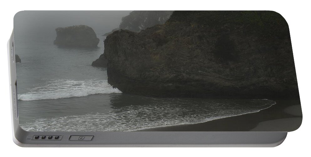 Coastline Portable Battery Charger featuring the photograph CaliforniaCoast01 by Mary Kobet