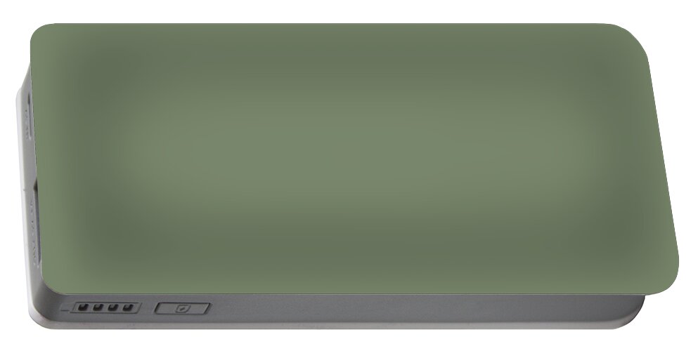 Camouflage Green Portable Battery Charger featuring the digital art Camouflage Green by TintoDesigns