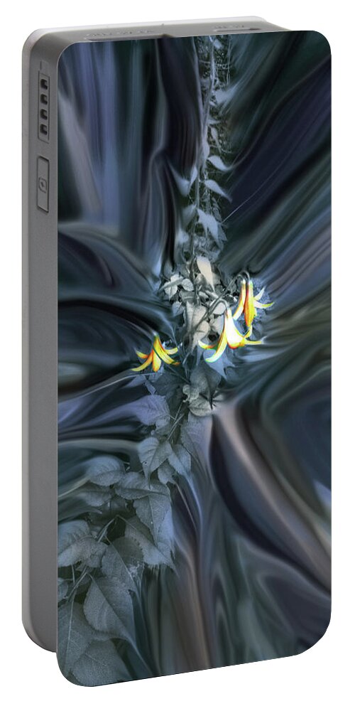 Canada Portable Battery Charger featuring the photograph Canada Lily Abstract by Wayne King