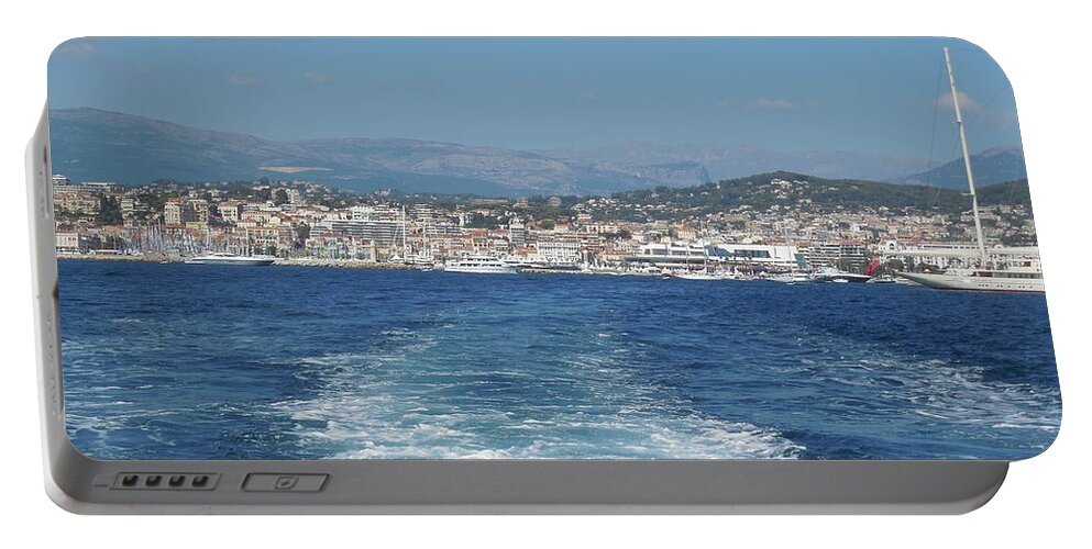 Cannes Portable Battery Charger featuring the photograph Cannes by Aisha Isabelle