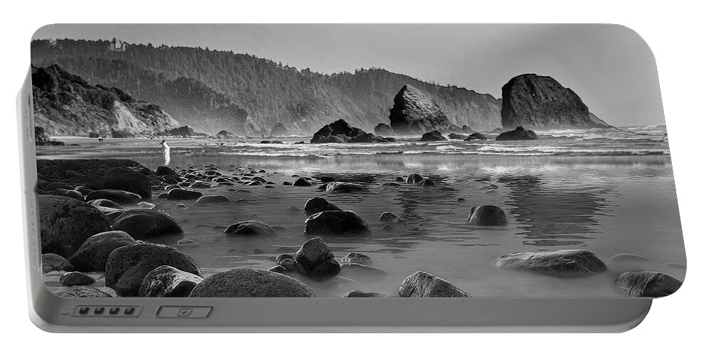 Canon Beach Portable Battery Charger featuring the photograph Canon Beach, Oregon by Jim Signorelli