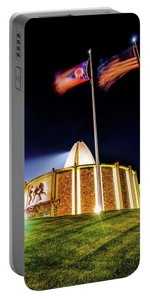Canton Ohio Portable Battery Charger featuring the photograph Canton Ohio Pro Football Hall of Fame Landscape by Gregory Ballos