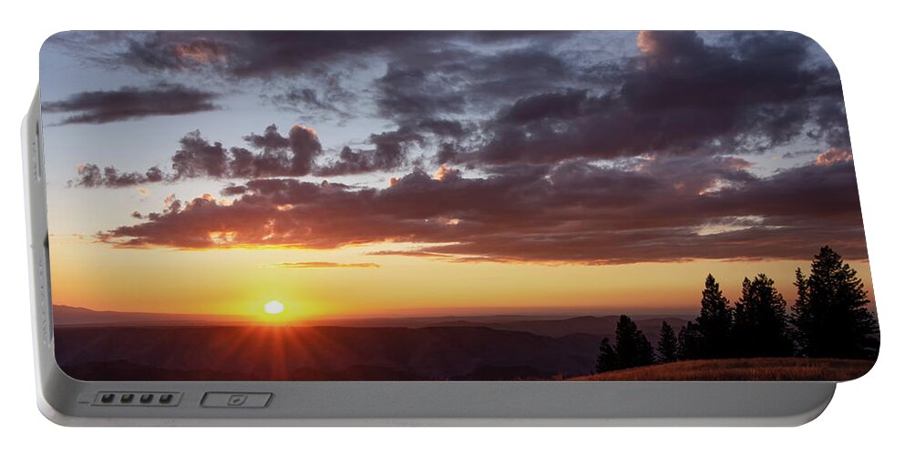 Eastern Oregon Portable Battery Charger featuring the photograph Canyon Light by Steven Clark