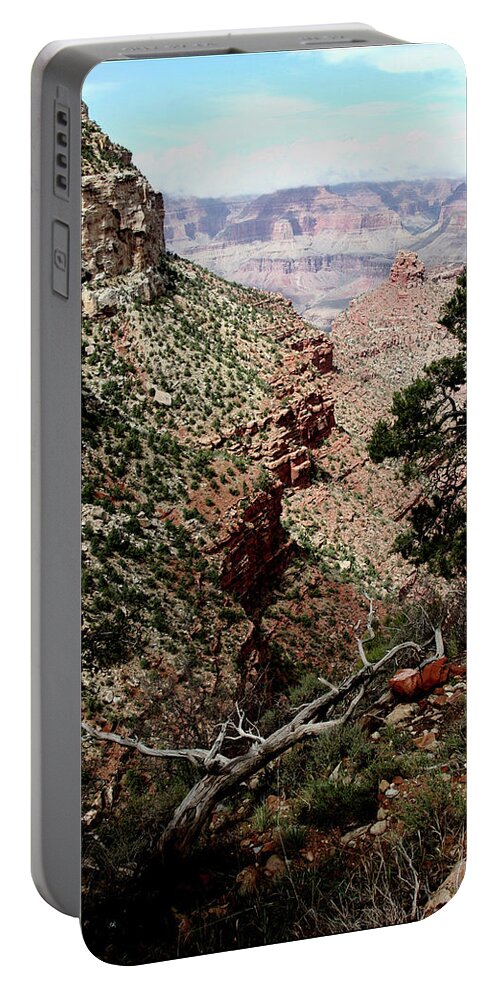 Landscape Portable Battery Charger featuring the photograph Canyon by WonderlustPictures By Tommaso Boddi