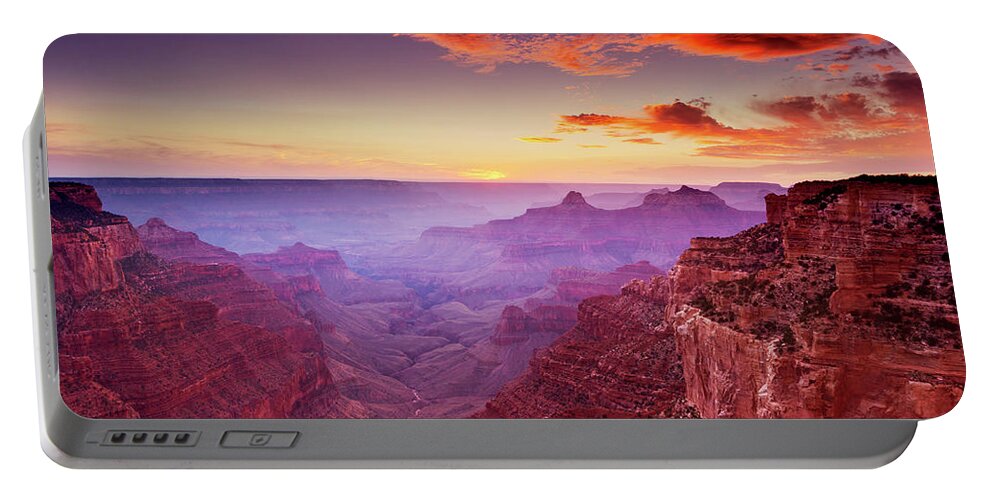 Grand Canyon Arizona Portable Battery Charger featuring the photograph Cape Royal Sunset, Grand Canyon National Park, Arizona, USA by Neale And Judith Clark