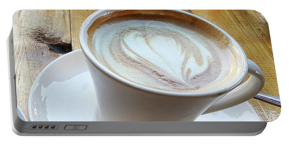 Italy Portable Battery Charger featuring the photograph Cappuccino by Marian Tagliarino