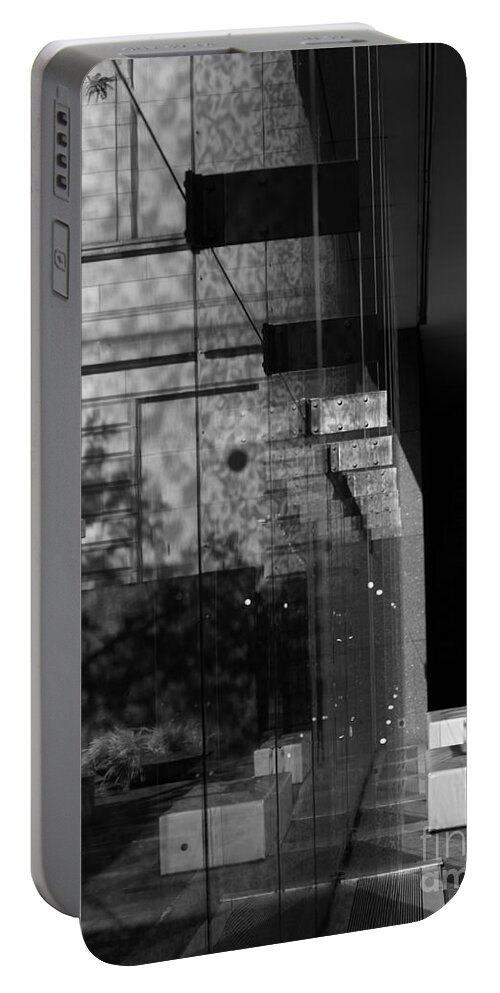 Carnegie Museum Portable Battery Charger featuring the photograph CarnegieWalkway by Mary Kobet