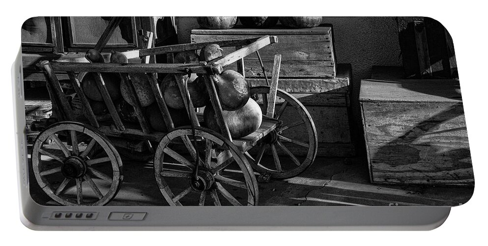 Castroville Portable Battery Charger featuring the photograph Cart Full of Gourds 2 by Bob Phillips