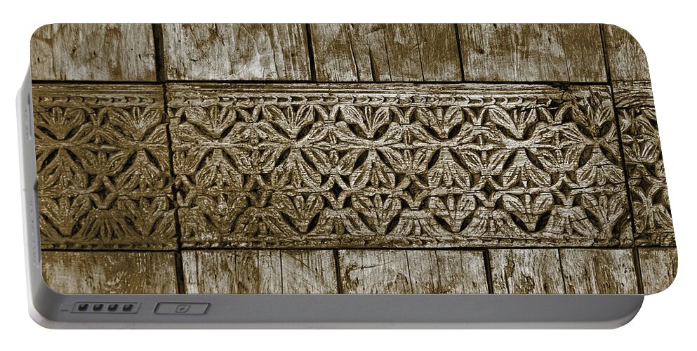Southwestern Portable Battery Charger featuring the photograph Carving - 8 by Nikolyn McDonald
