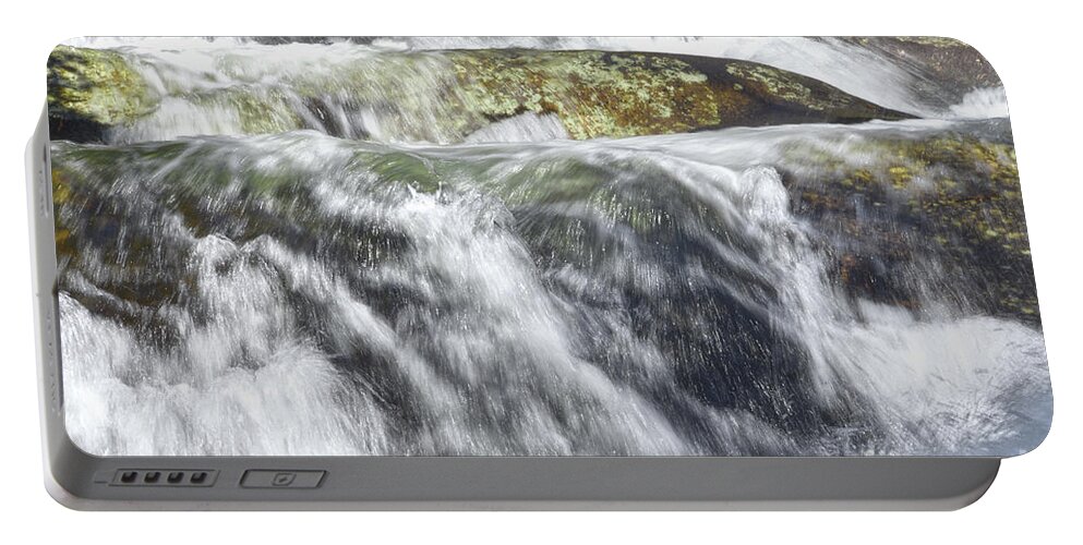 Tennessee Portable Battery Charger featuring the photograph Cascades by Phil Perkins