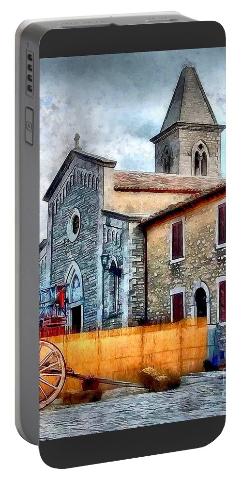 Castello Portable Battery Charger featuring the photograph Castello Before the Storm by Sea Change Vibes