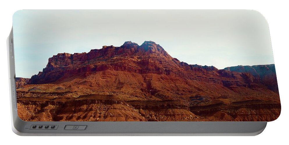 Lees Portable Battery Charger featuring the photograph Permo-Triassic unconformity -Lee's Ferry by Bnte Creations