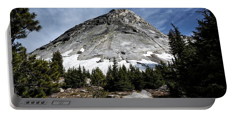Yosemite Portable Battery Charger featuring the photograph Cathedral Lakes Dome by Gary Johnson