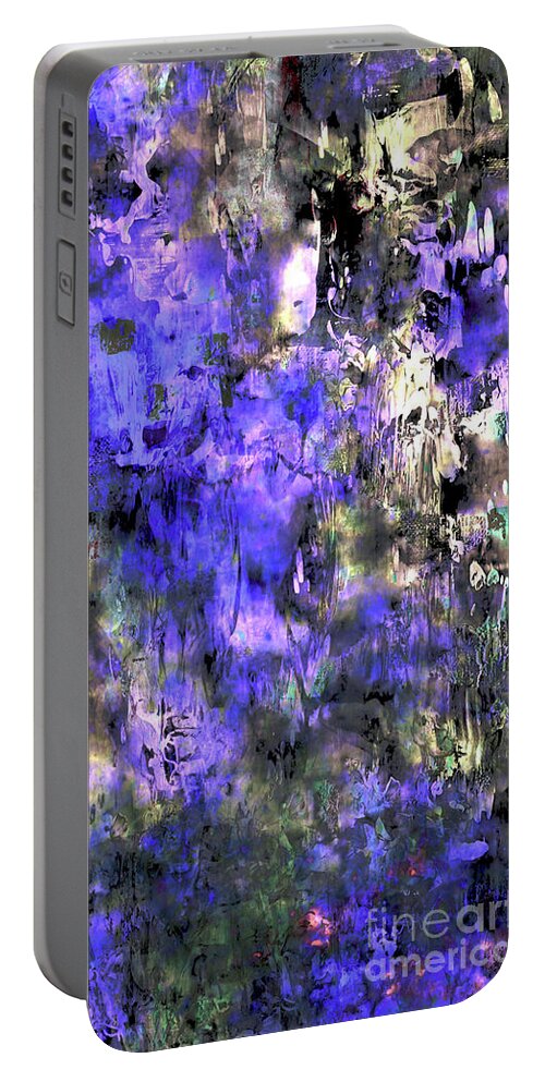A-fine-art Portable Battery Charger featuring the painting Caught Up In The Moment 19  by Catalina Walker
