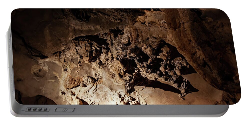 Unusual Cave Images Portable Battery Charger featuring the photograph Cave 021 Carter Caves by Flees Photos