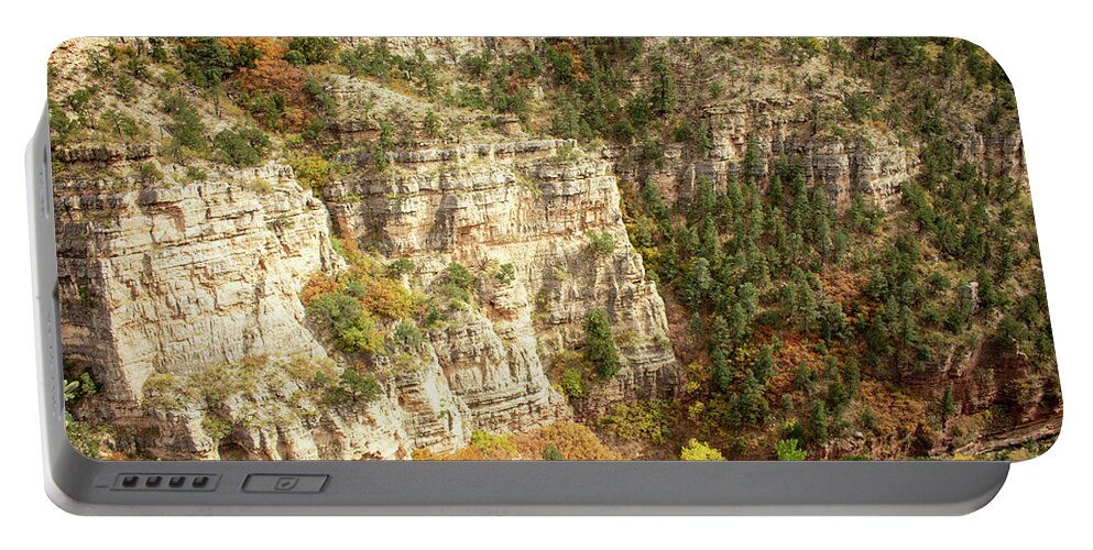 Colorado Portable Battery Charger featuring the photograph Cave Of The Winds Overlook by Kristia Adams