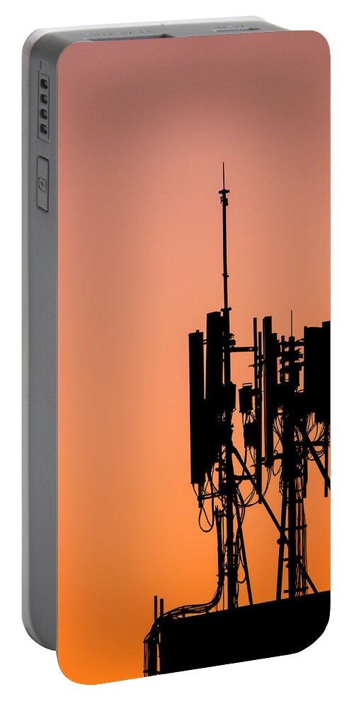 Cell Site Portable Battery Charger featuring the photograph Cell site by Fabrizio Troiani