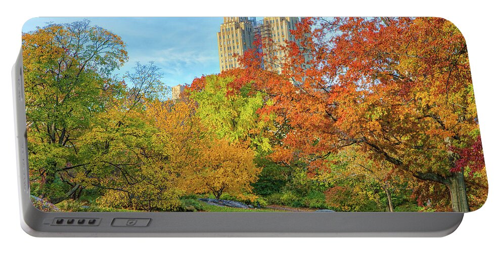 Central Park West Portable Battery Charger featuring the photograph Central Park West by Juergen Roth