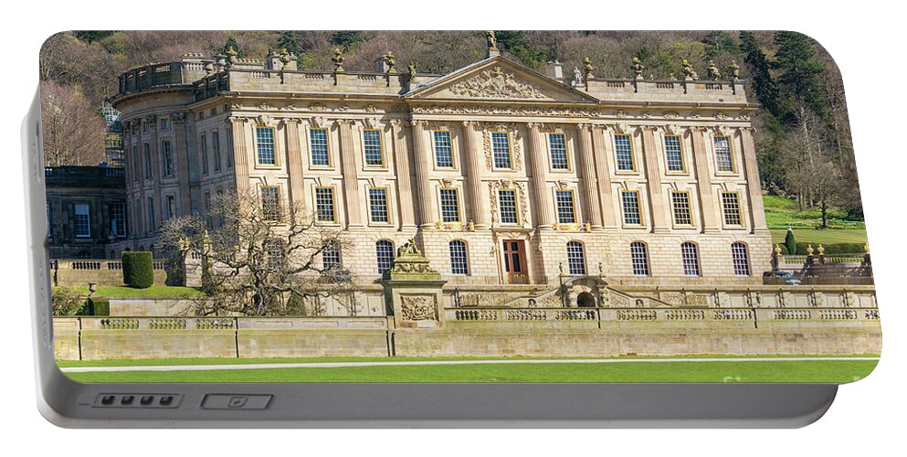 Chatsworth House Portable Battery Charger featuring the photograph Chatsworth House, England by Neale And Judith Clark