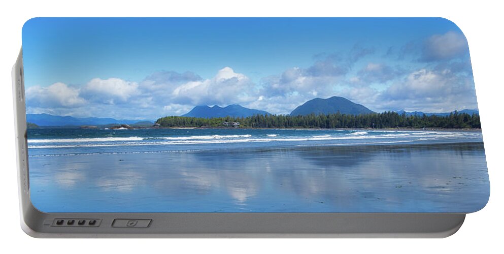Landscape Portable Battery Charger featuring the photograph Chesterman Beach Panorama by Allan Van Gasbeck