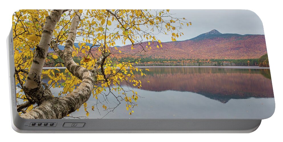 Chocorua Portable Battery Charger featuring the photograph Chocorua Lake Autumn Morning by White Mountain Images
