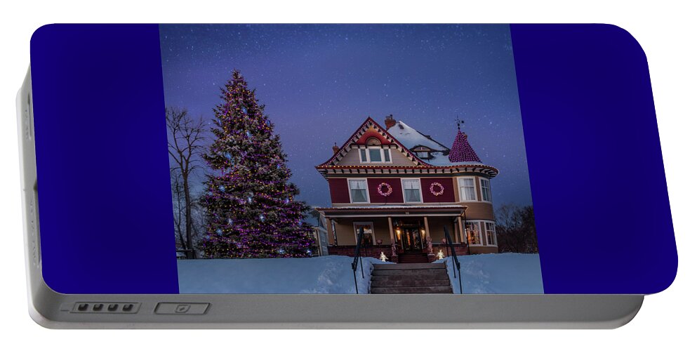Christmas Portable Battery Charger featuring the photograph Christmas Lights Series #5 by Patti Deters