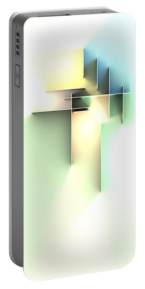 Light Portable Battery Charger featuring the digital art Chromaticity 5 by Scott Norris
